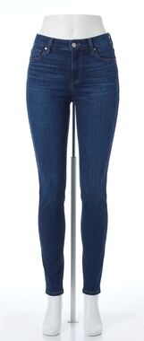 NEW PAIGE hoxton skinny leg jeans in model